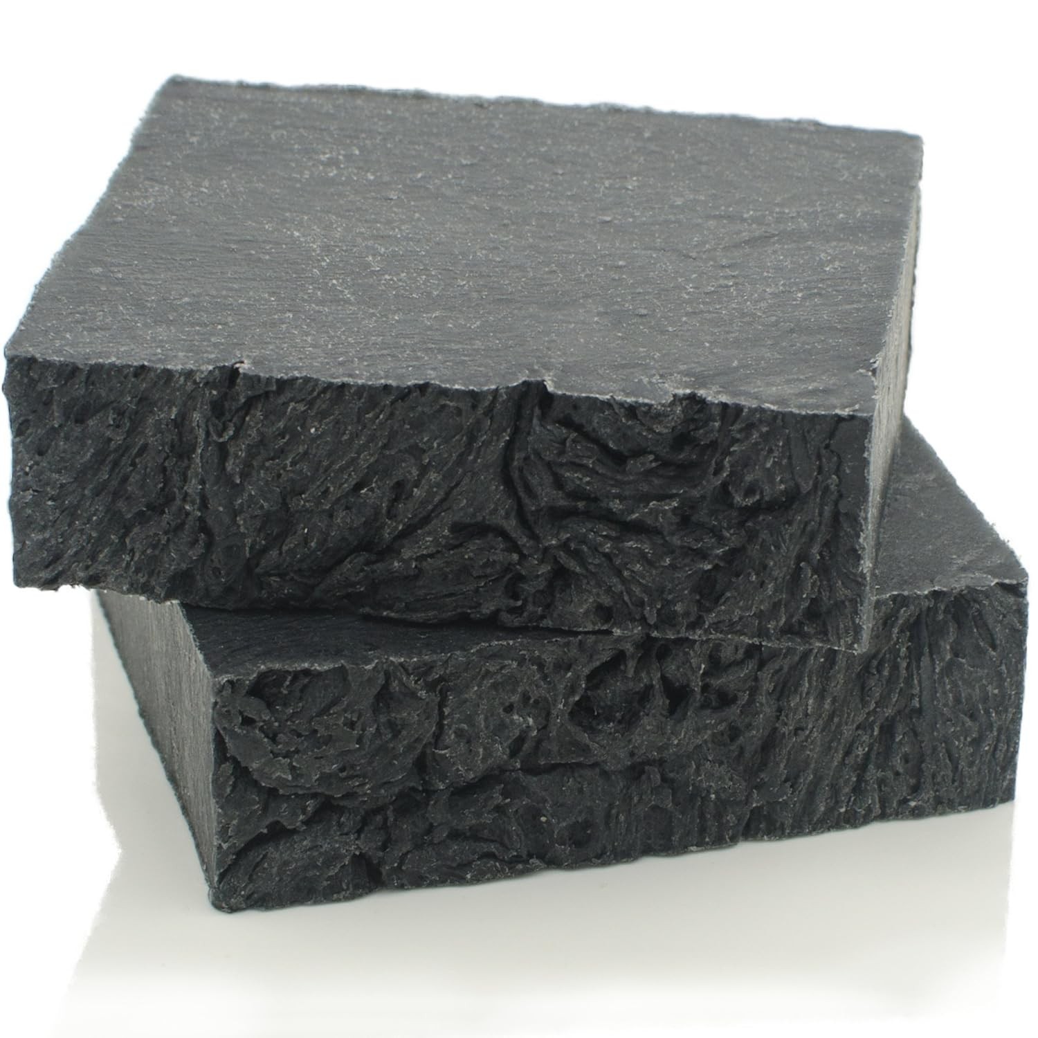 Handcrafted Natural Charcoal Soap – Effective Acne Solution (2 Bars, 4.5 oz)