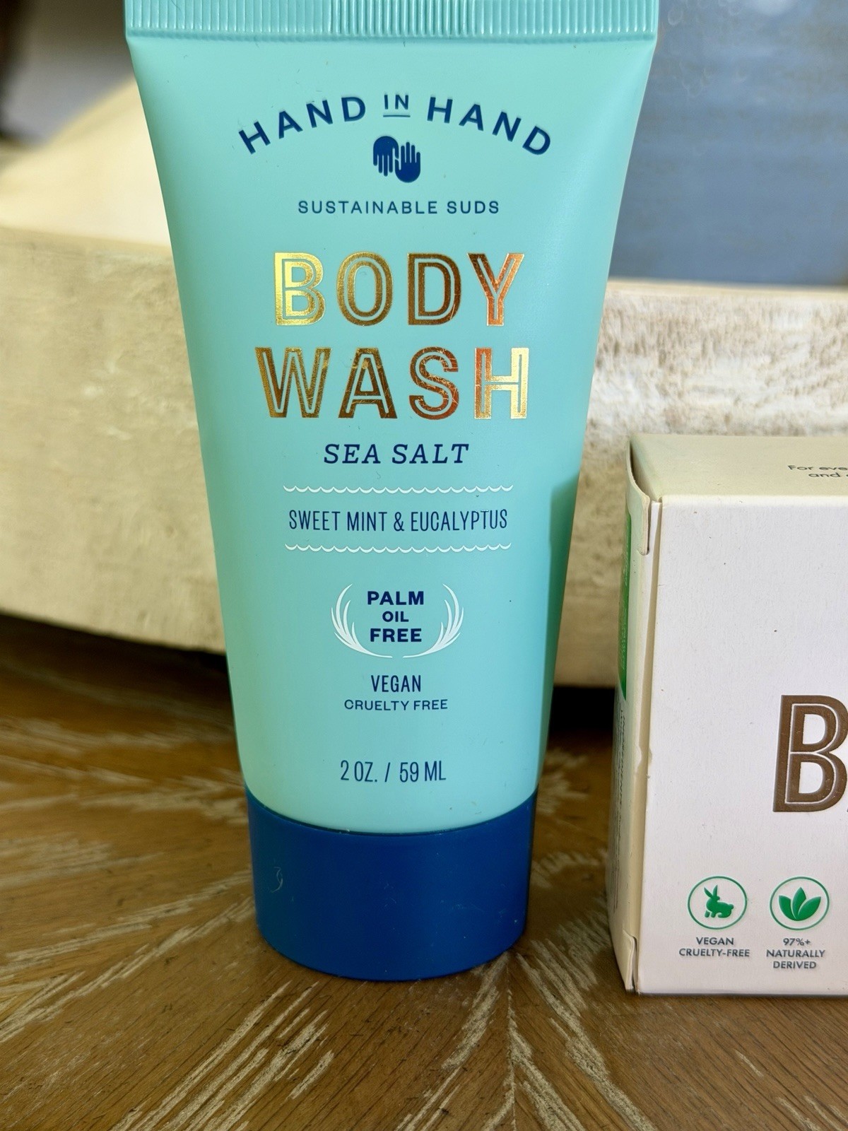 Hand in Hand Sustainable Suds Fragrance-Free Bar Soap, Vegan Palm Oil-Free 5 oz