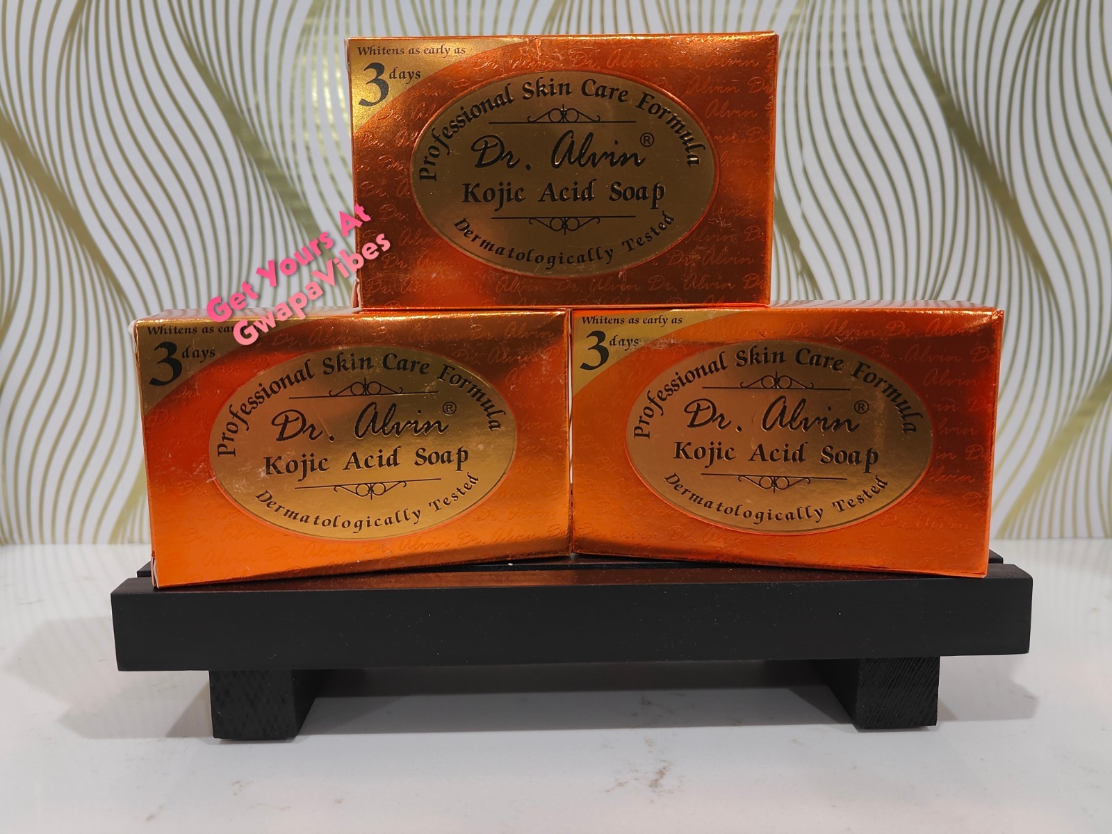 x3 Dr.Alvin Kojic Acid Soap 135G – (Authorized US Seller) x3
