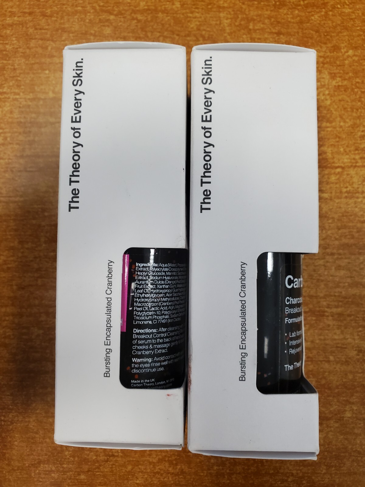 2 Pk: Carbon Theory Charcoal Tea Tree Oil/Vitamin E Overnight Serum 1oz ea E11C