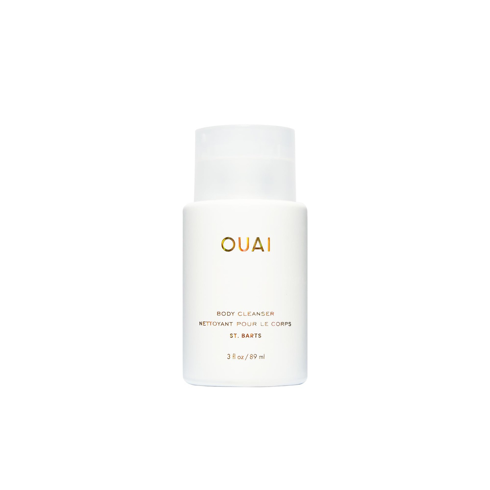 OUAI Body Cleanser, St. Barts Travel Size – Foaming 3 Fl Oz (Pack of 1)