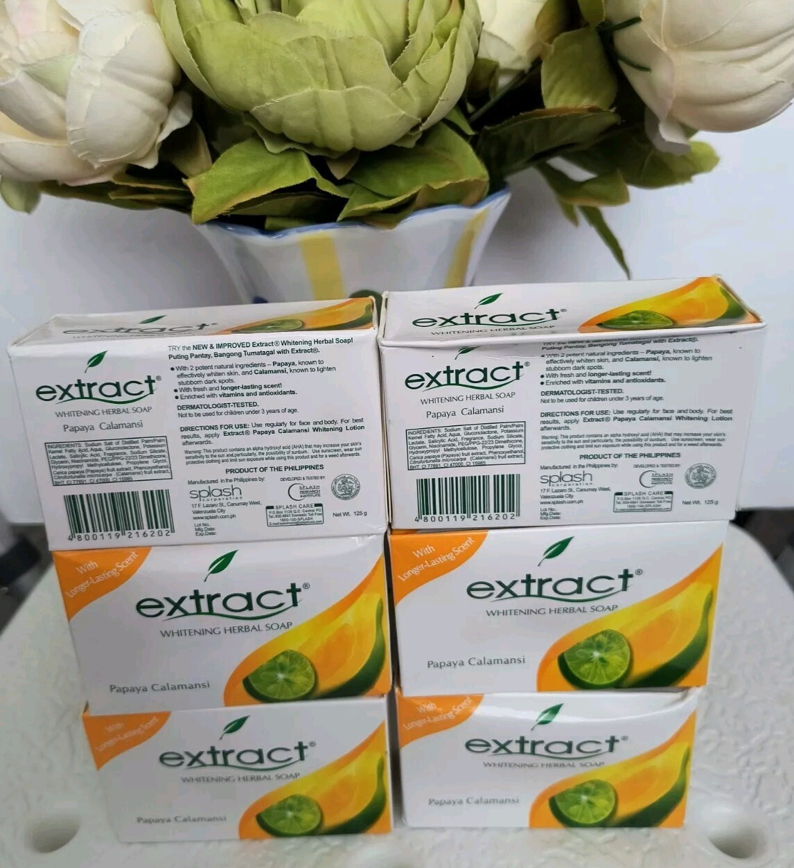 Extract Whitening Herbal Soap pack of 6