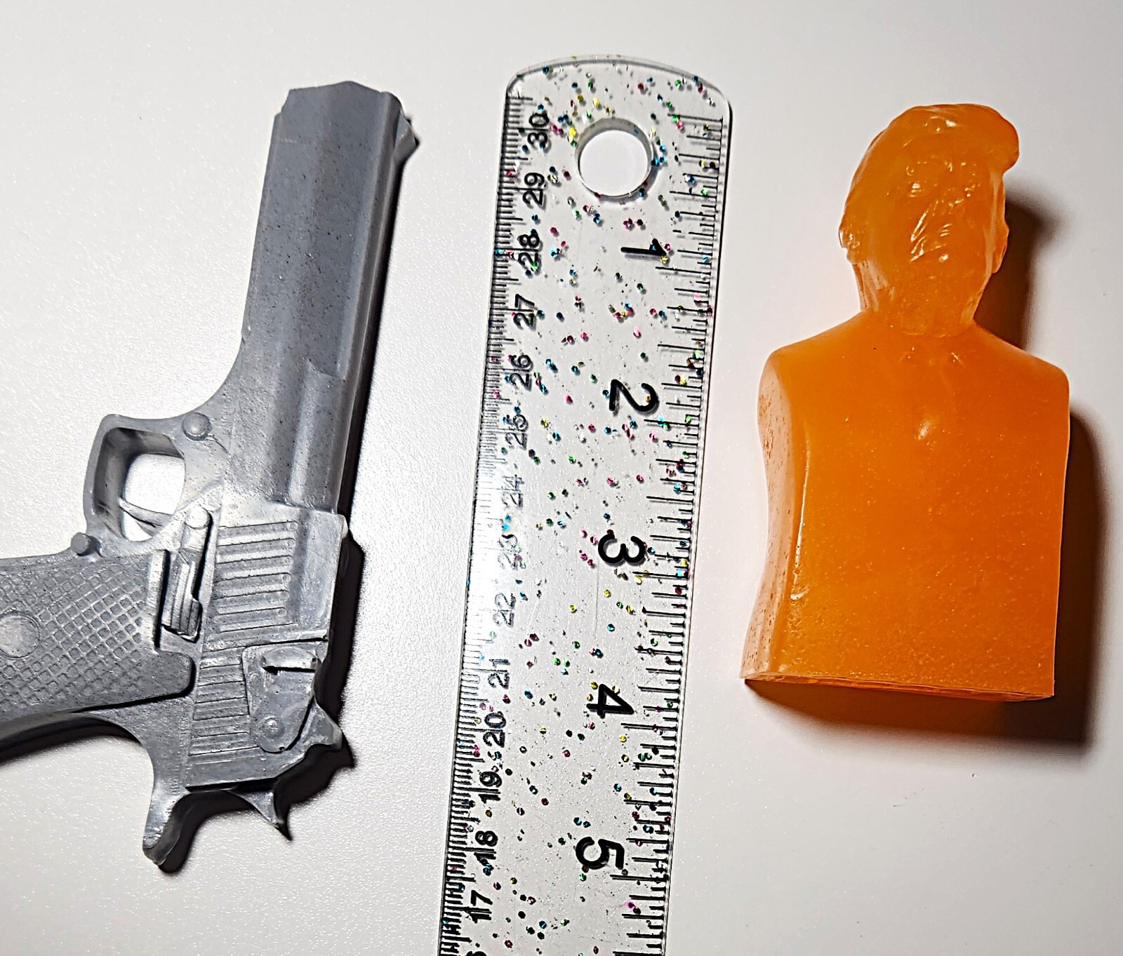 TRUMP Gun SOAP Gift Set for HIM Men Teen Donald American President USA Christmas