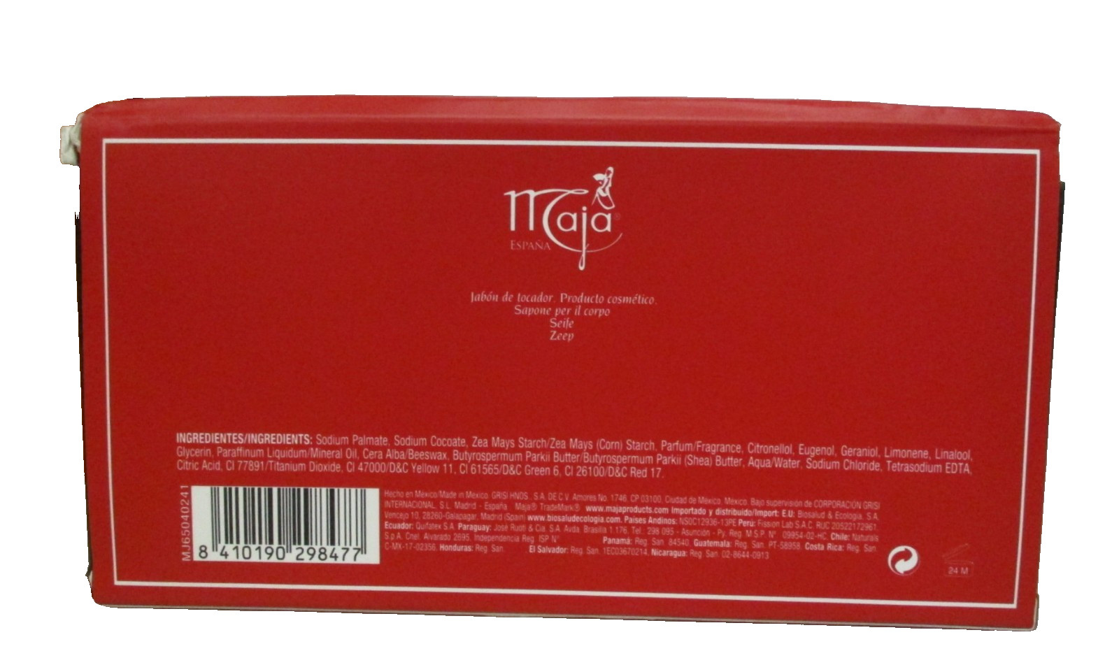 Maja Espana Scented Soap Trio 3 Pieces 3.1 Oz Each