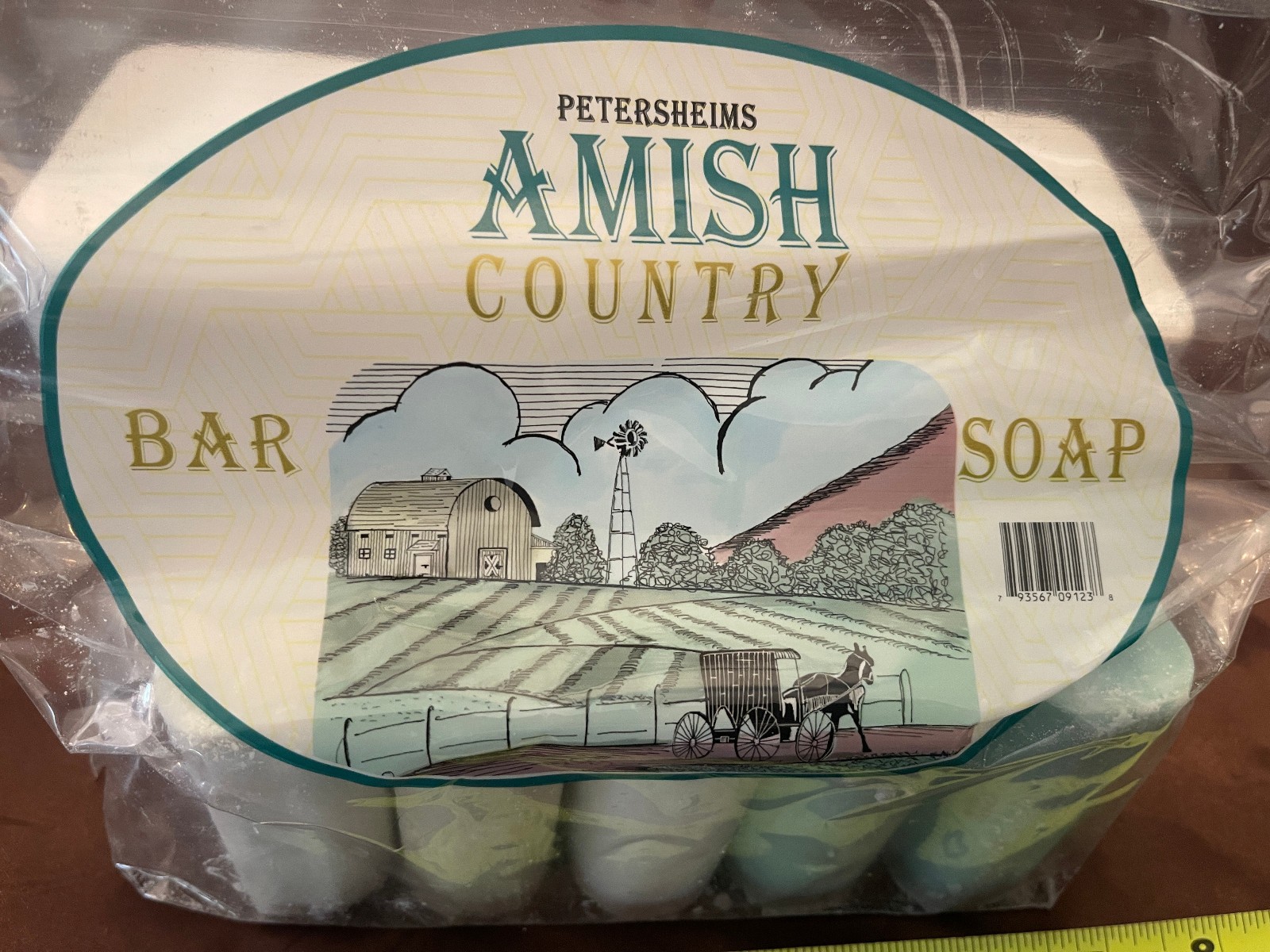 Petersheims Amish Country Bar Soap 5 Pack (Over 2 Pounds of Soap!)