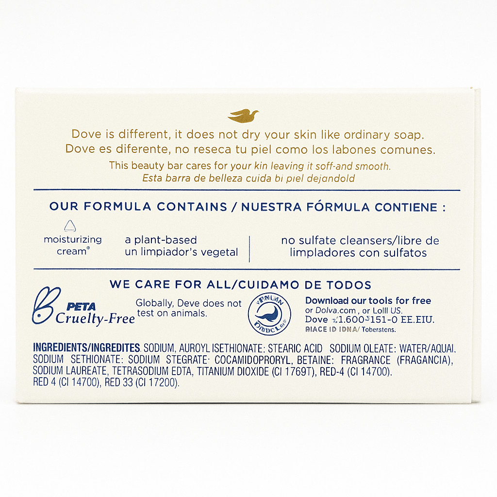 Dove Pink Beauty Cream Bar Soap, 90Gram / 3.17 Ounce Bars (Pack of 8)