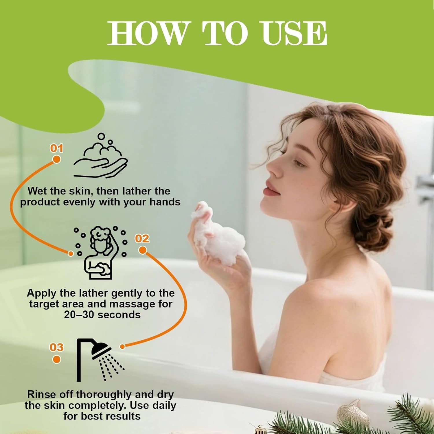 Antifungal Soap-Antibacterial Soap Bar with Tea Tree Oil- Body & Face Wash for A