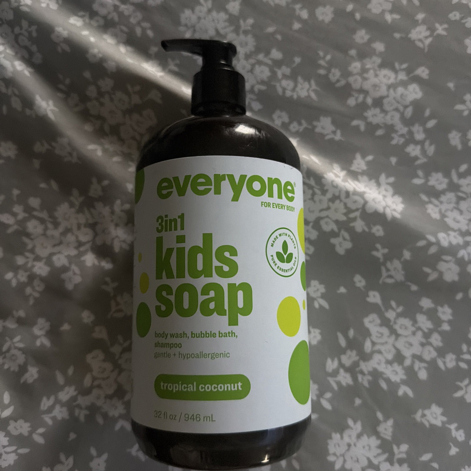 Everyone 3-in-1 Soap, Body Wash, Bubble Bath, Shampoo, 32 Ounce (Pack of 1), …