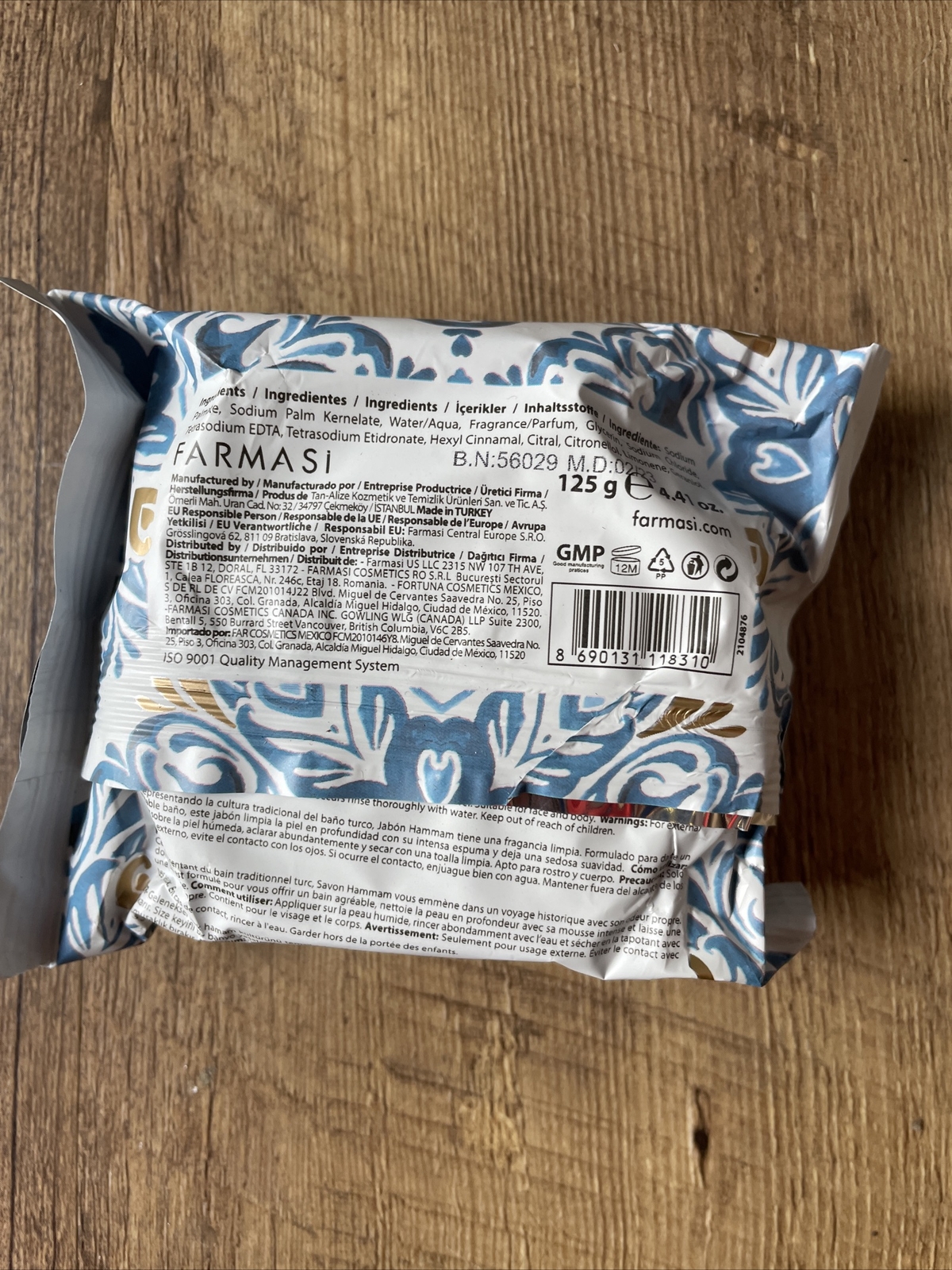 Farmasi Dr C Tuna HAMMAM Traditional Soap 🧼 125 g/4.41 oz Jabon Tradicional new