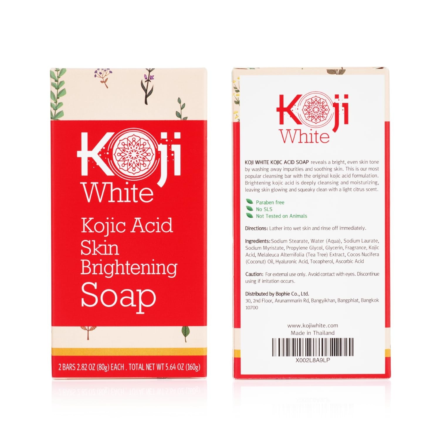 Koji White Pure Kojic Acid Soap | Glycerin Soap Bar for Gentle Skin Brightening