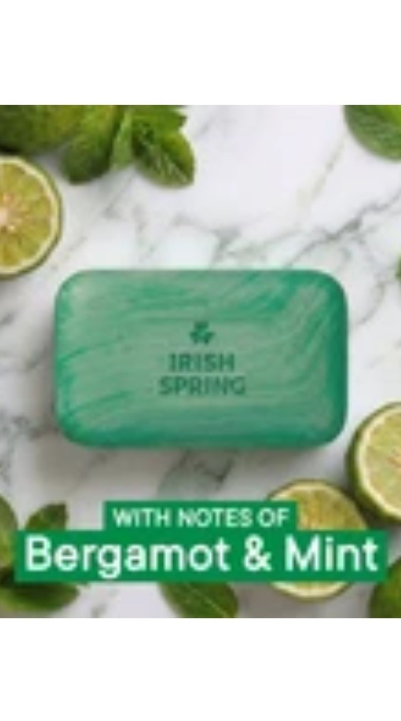 Irish Spring Bar Soap for Men, Original Clean Mens Bar Soap, 12 Pack, 3.7 Oz