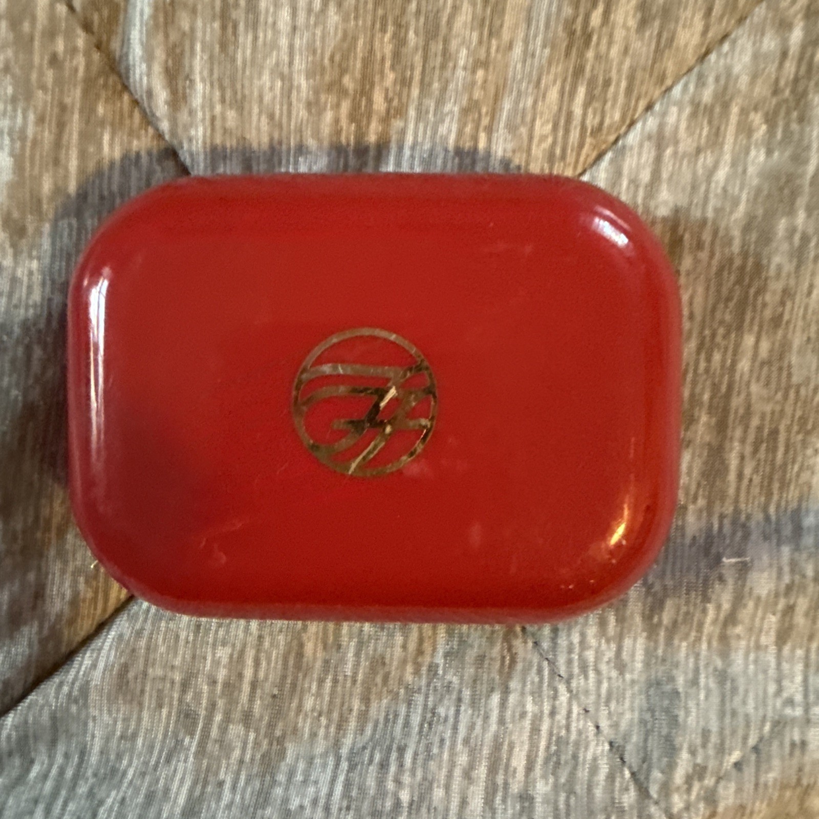 Vintage New Avon Case Retired Made In Italy Fox Fire