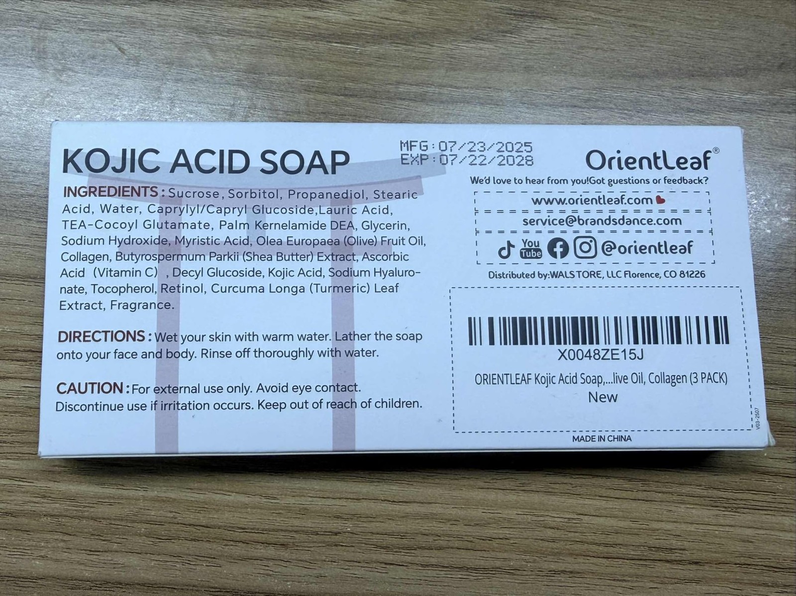 Kojic Acid Soap, Turmeric Soap Bar for Dark Spots, Fresh Citrus Scent, Gentle…