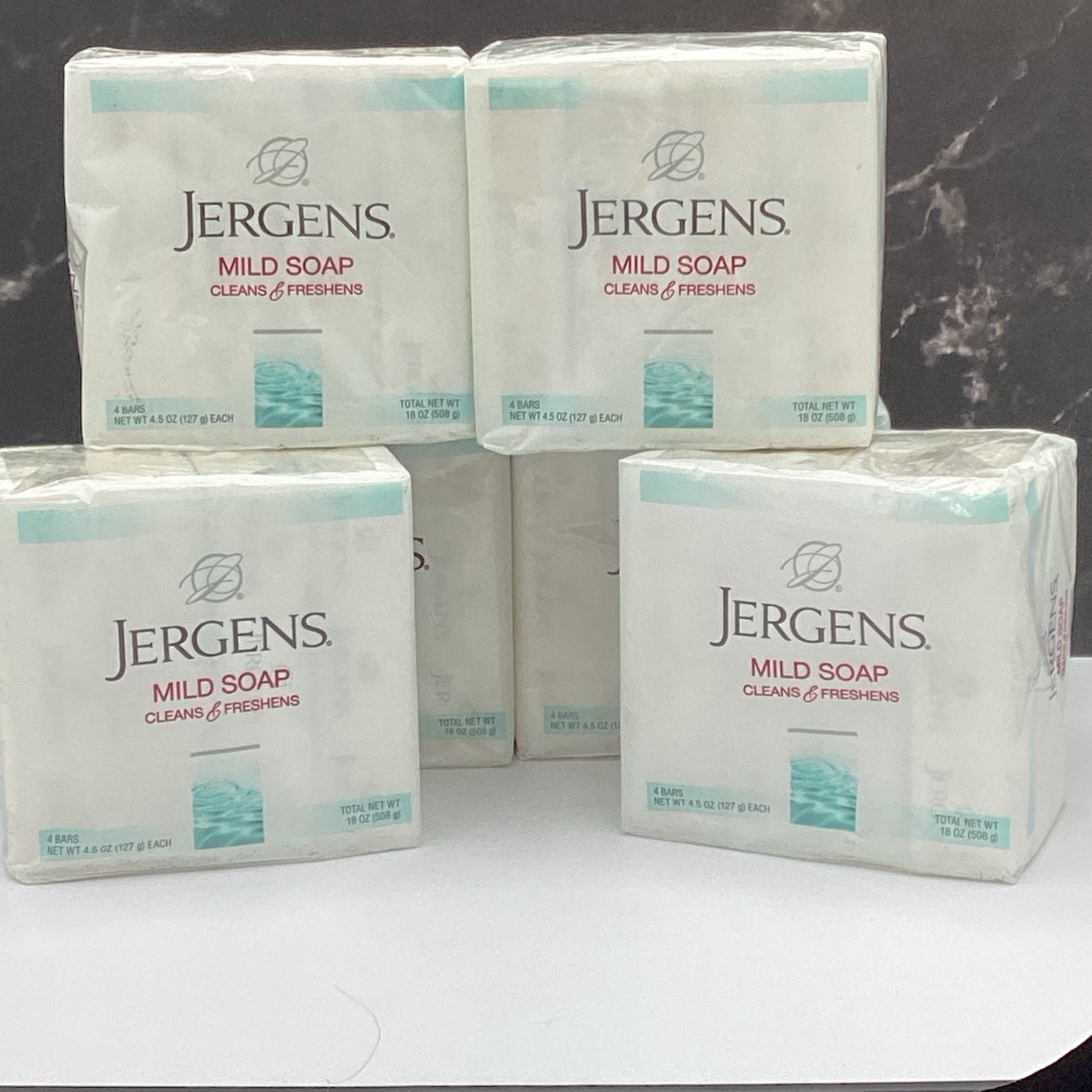 Jergens Mild Soap 4.5 Oz Bars – 6 Packs of 4 Bars 24 Bars Total