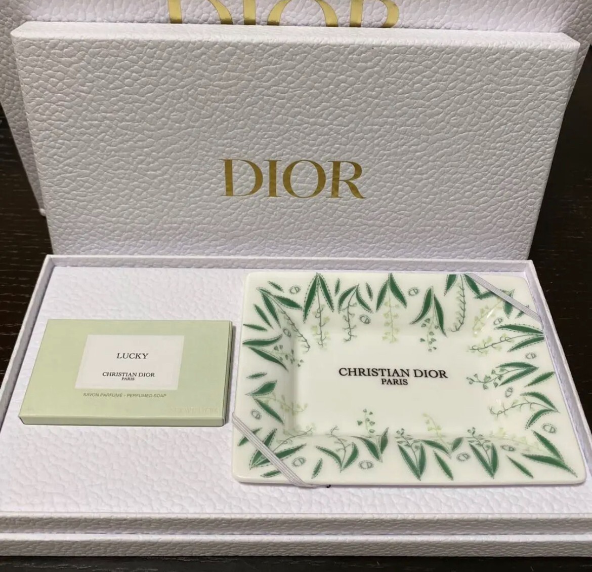Christian Dior Soap & Dish Tray Lucky Set Platinum Member Limited Gift New