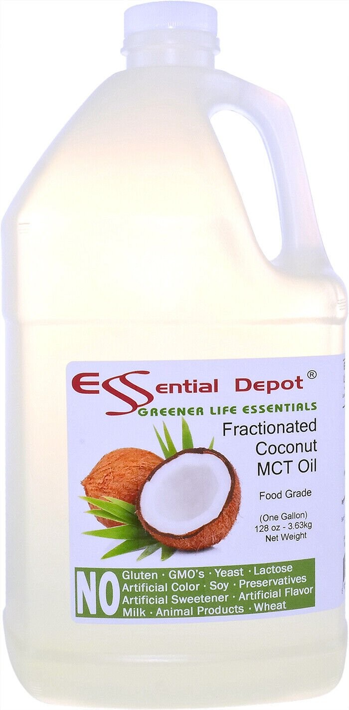 Coconut Oil (fractionated) – 1 Gallon – Finest Quality