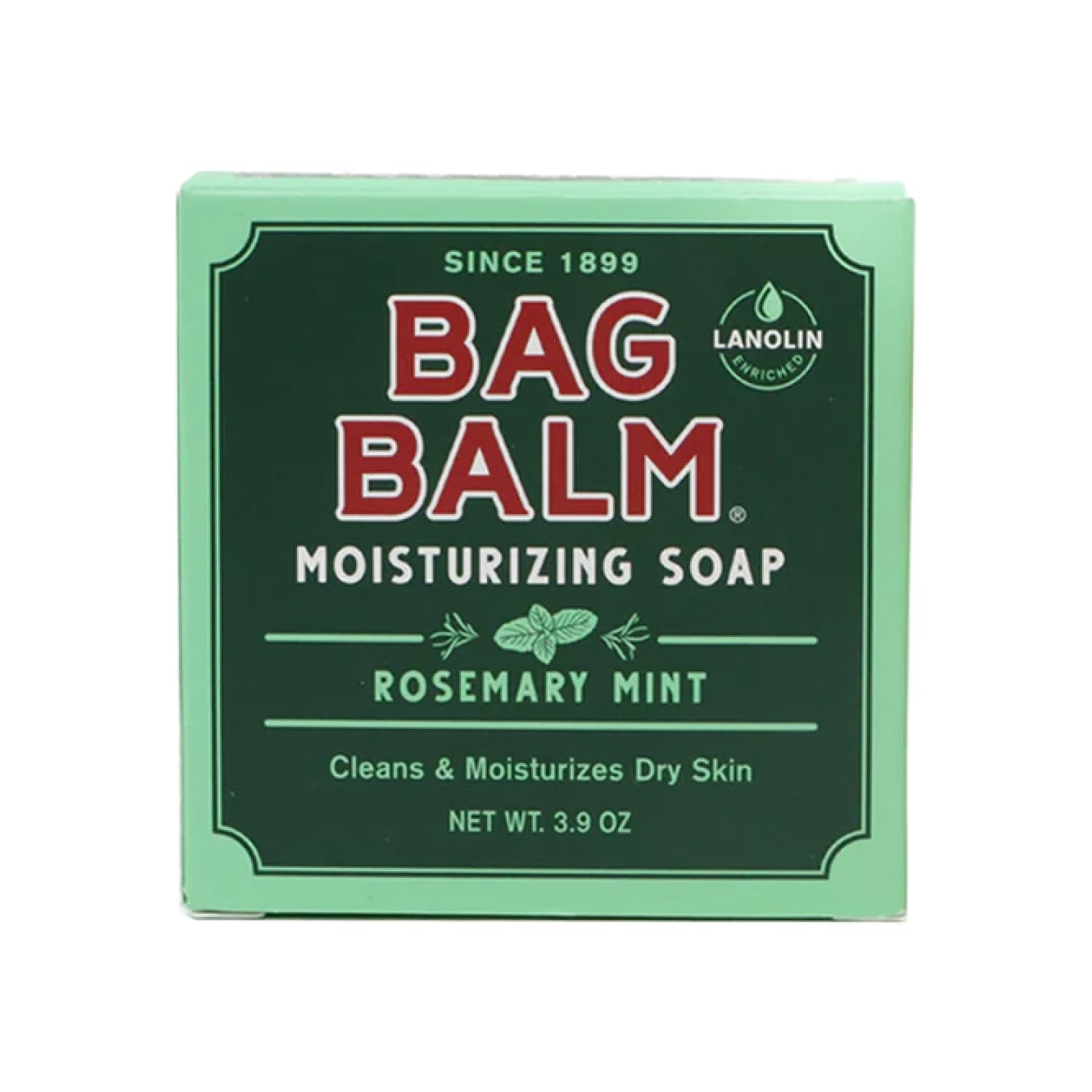 Bag Balm Vermont’s Original Mega Moisturizing Soap Bar, Body Soap Bars, Hand