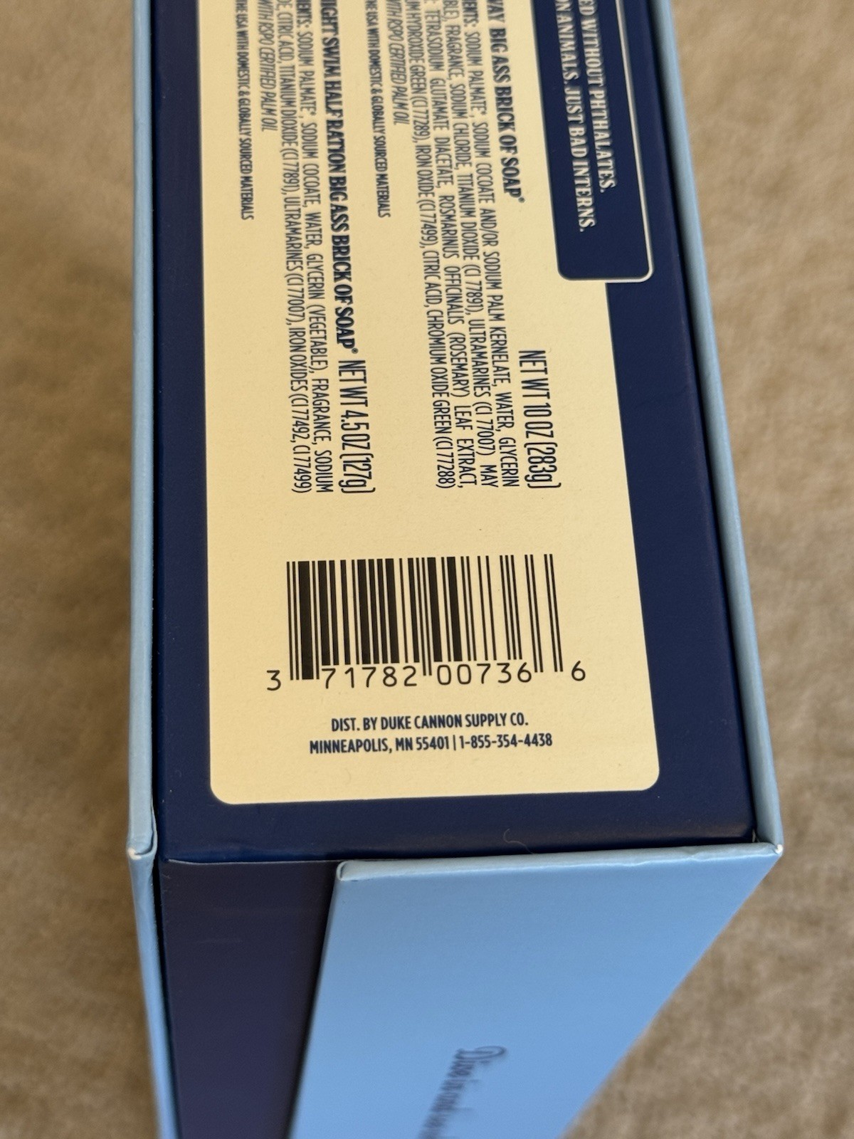 Duke Cannon Supply Co. North Pole Plunge Men’s Holiday Gift Set – 4 Bars of Soap