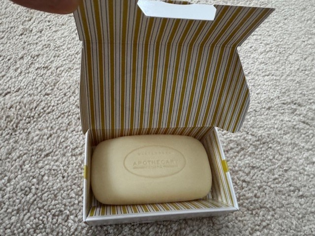 RARE Waterworks Apothecary Bar Soap Sweet Almond 125g / 4.4oz