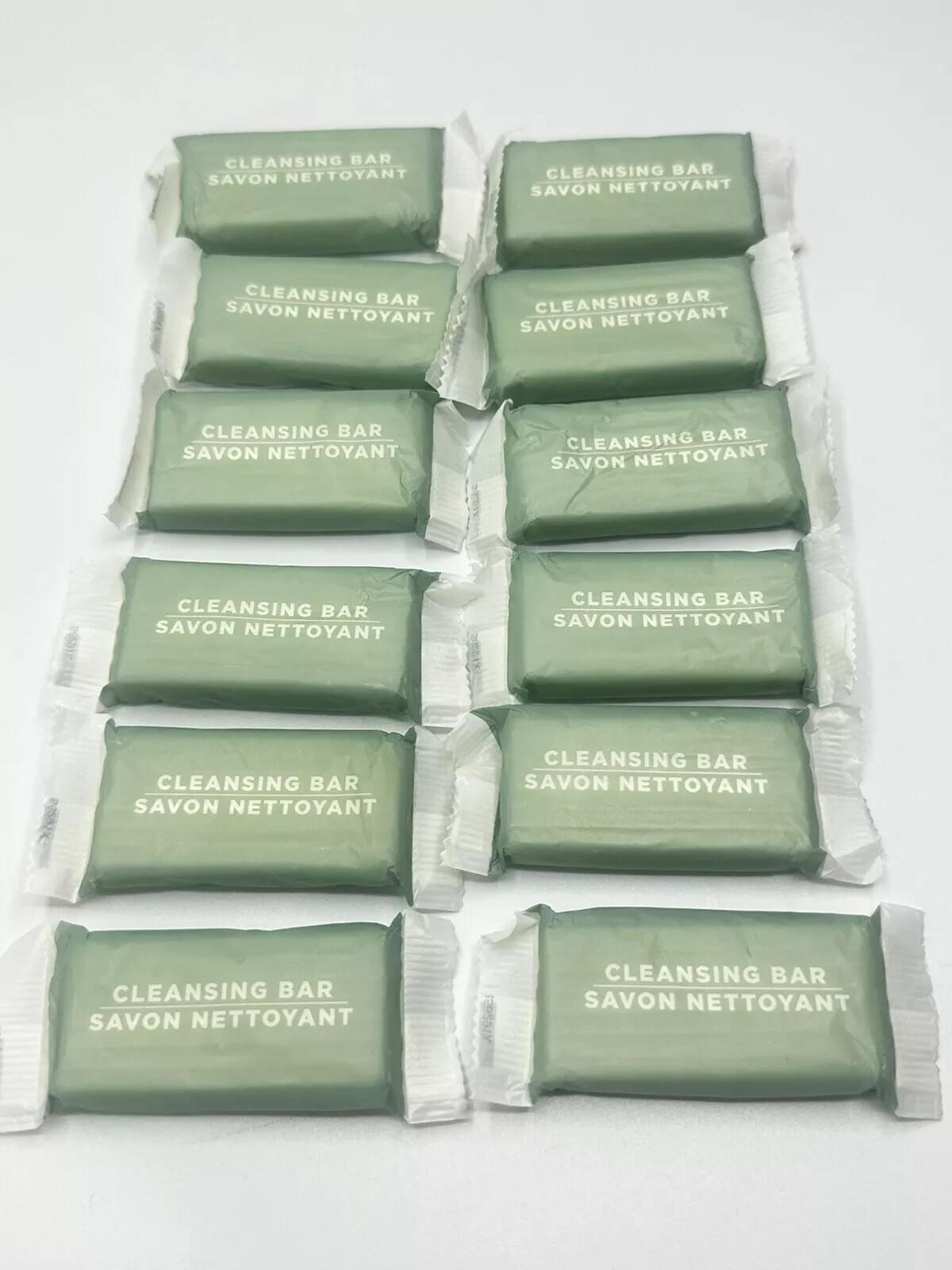 LOT OF 12 Cleansing Bar Savon Nettoyant Soap, 0.72 Oz Each, Hotel Travel Size