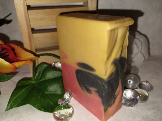 Egyptian Musk Soap Handmade, Shea Honey, Mango, Activated Charcoal, 1 Soap Bar