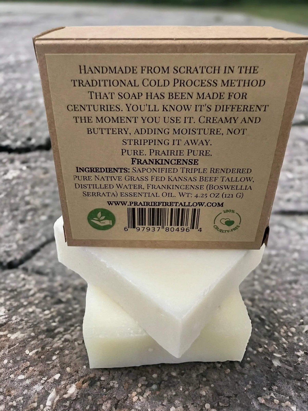 Pure Beef Tallow Soap Bar, (3 Pack) Grass Fed and Finished – Face, Body and Hair