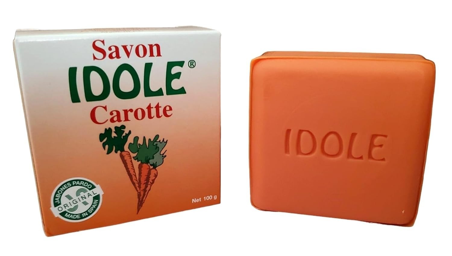 Gentle Carrot Soap 100g for All Skin Types Helps Maintain Youthful Glow