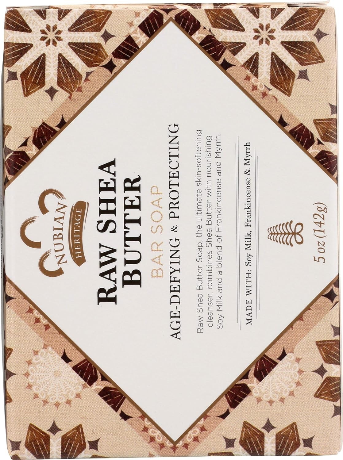 Raw Shea Butter Bar Soap | Softening Cleanser with Soy Milk, Frankincense & M…