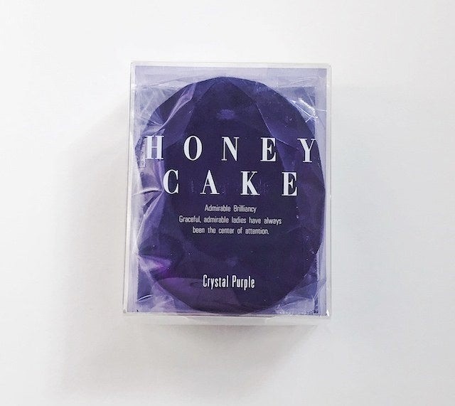 Shiseido Hone Cake Crystal Purple Transparent Facial Soap 110g Made in Japan