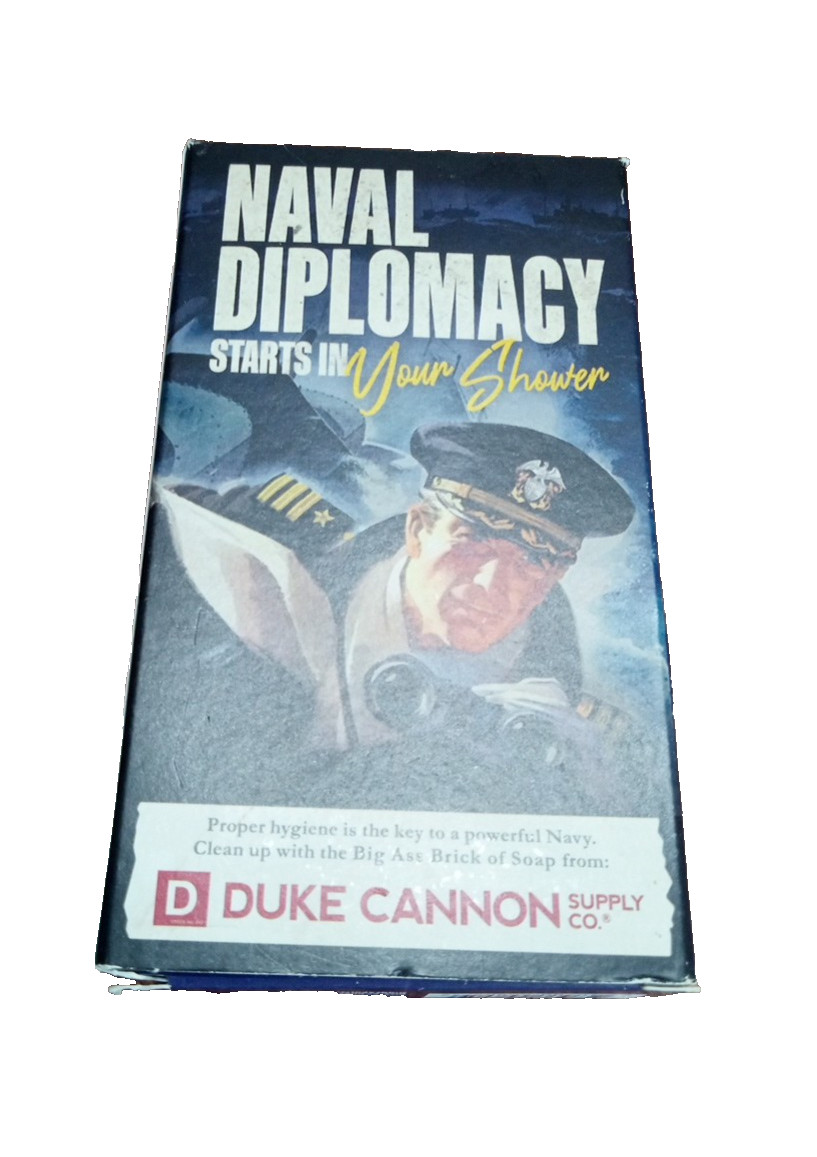 Duke Cannon Supply Co. Soap Naval Diplomacy Starts In Your Shower NIOB