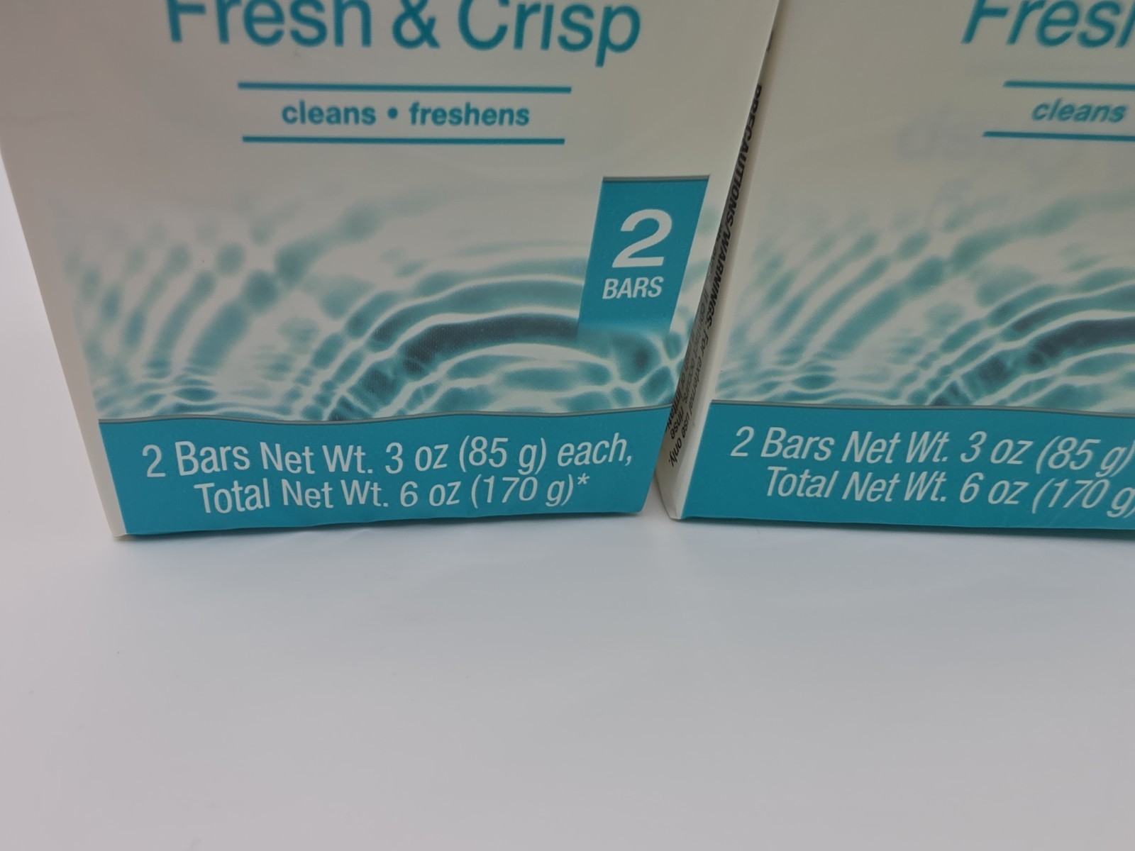 Lot Of 2 Jergens Mild Soap Refreshing Crisp Clean 2 Bars 3 Oz Each 4 Bars Total