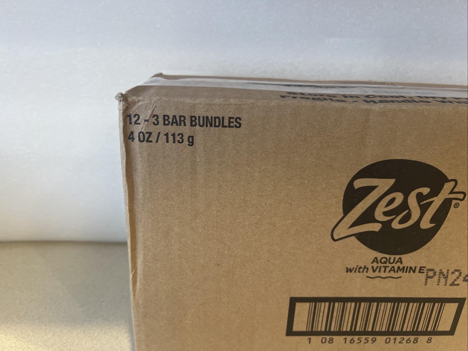 1 Case of Zest Aqua Refreshing Bars with Vitamin E 36 4 Oz Bars