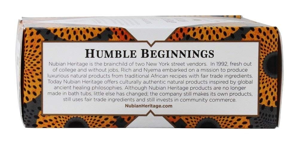 Nubian Heritage Soap Bar African Black, 5 oz 5 Ounce (Pack of 1)