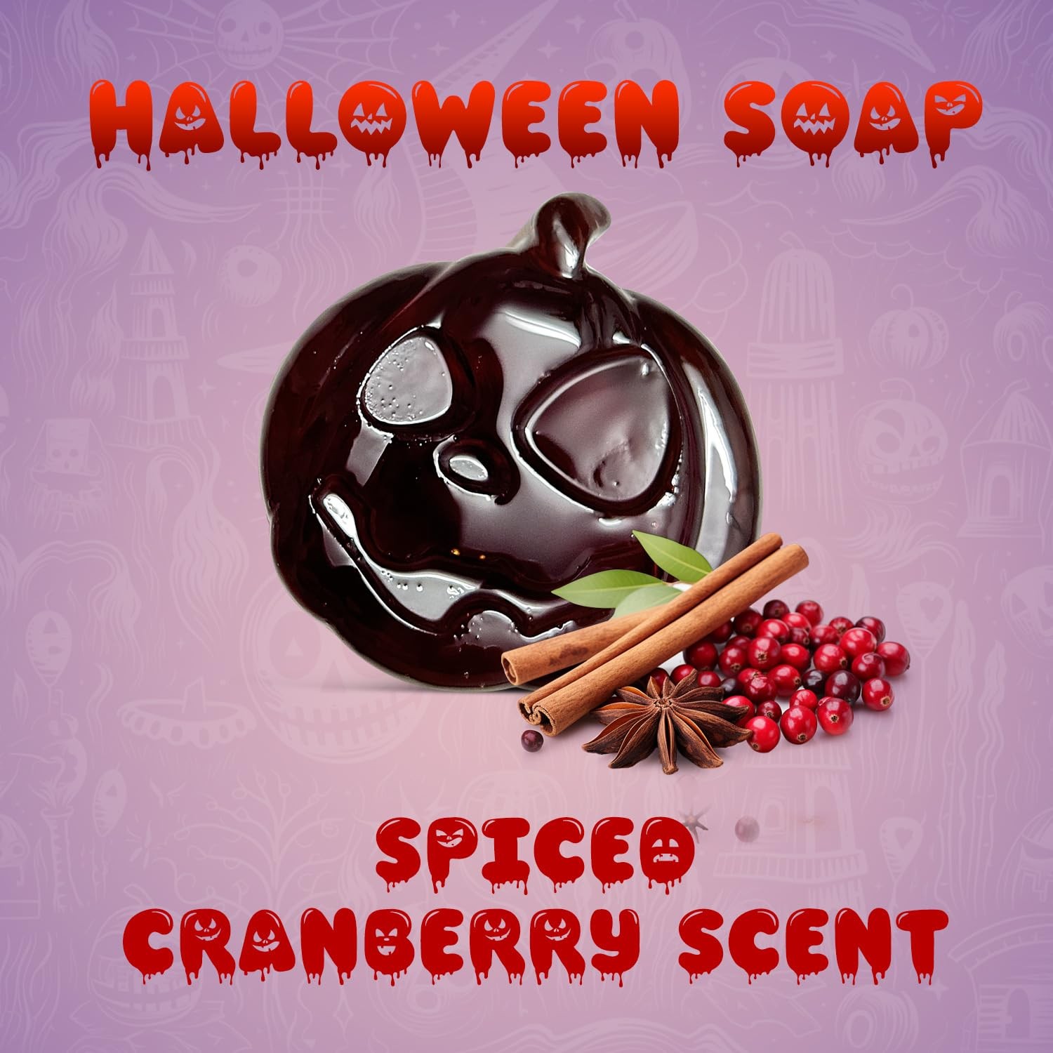Relaxcation Halloween Soap Bar – Autumn Gift Set for 12 Ounce (Pack of 1)