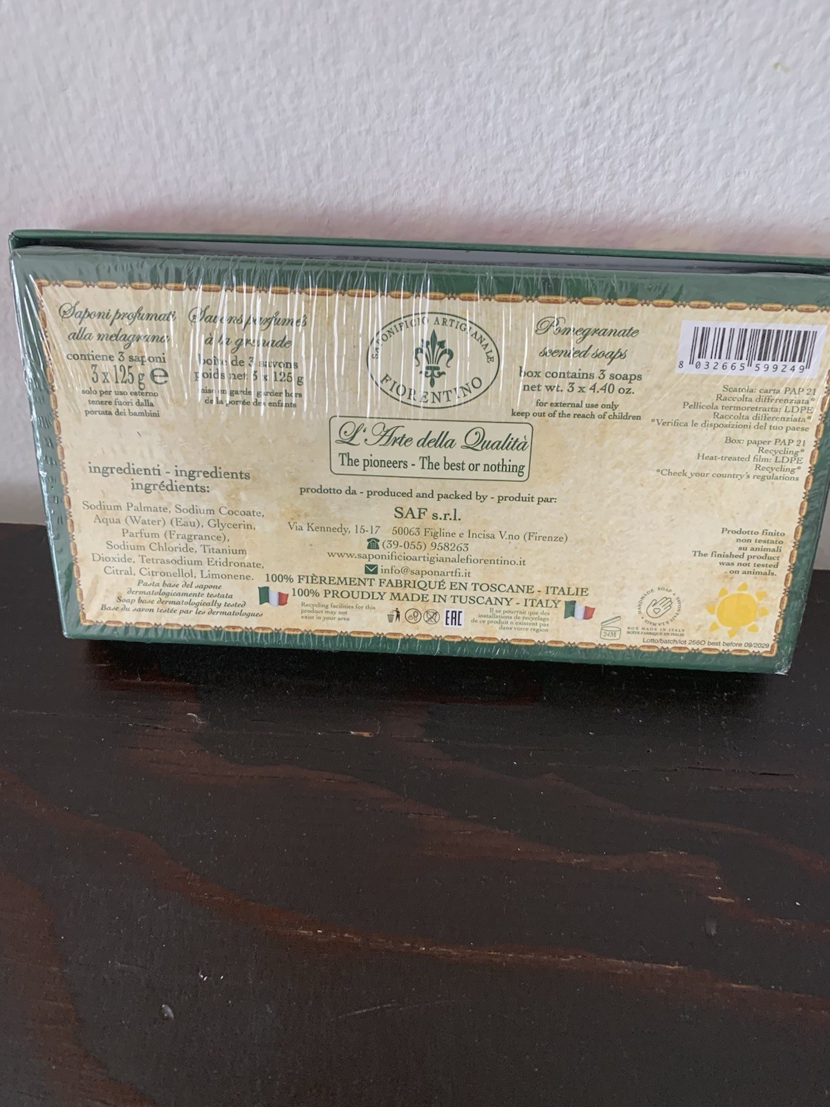Pomegranate Soap Italy