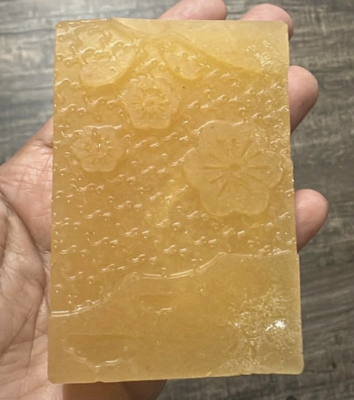 Homemade tomatoe Floral Rectangular Body Bar Soap for Body & Hands Normal Skin
