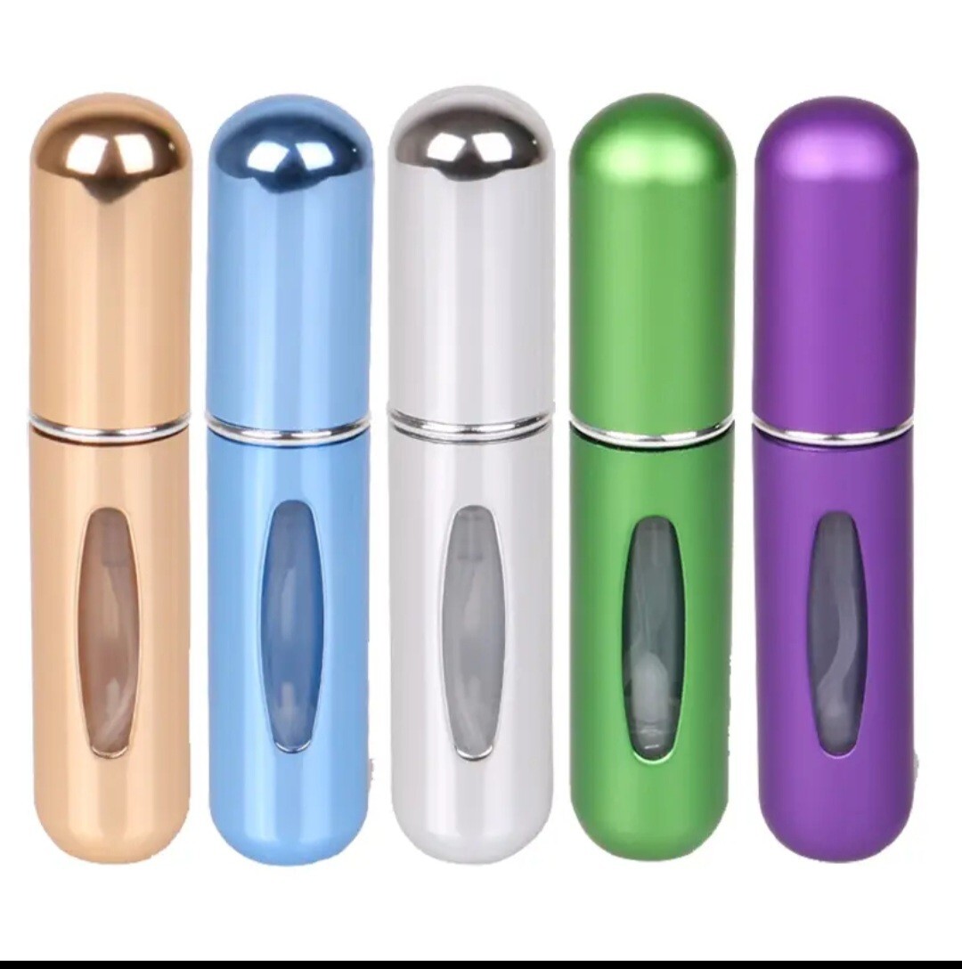 Perfume Travel Refillable 5ML Mini Perfume Bottle 5pcs Portable Spray Atomizer
