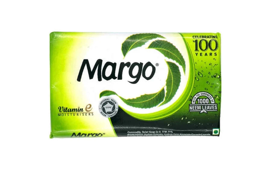 5X Margo Original Neem Soap With Goodness Of 1000 Neem Leaves, 100g Each