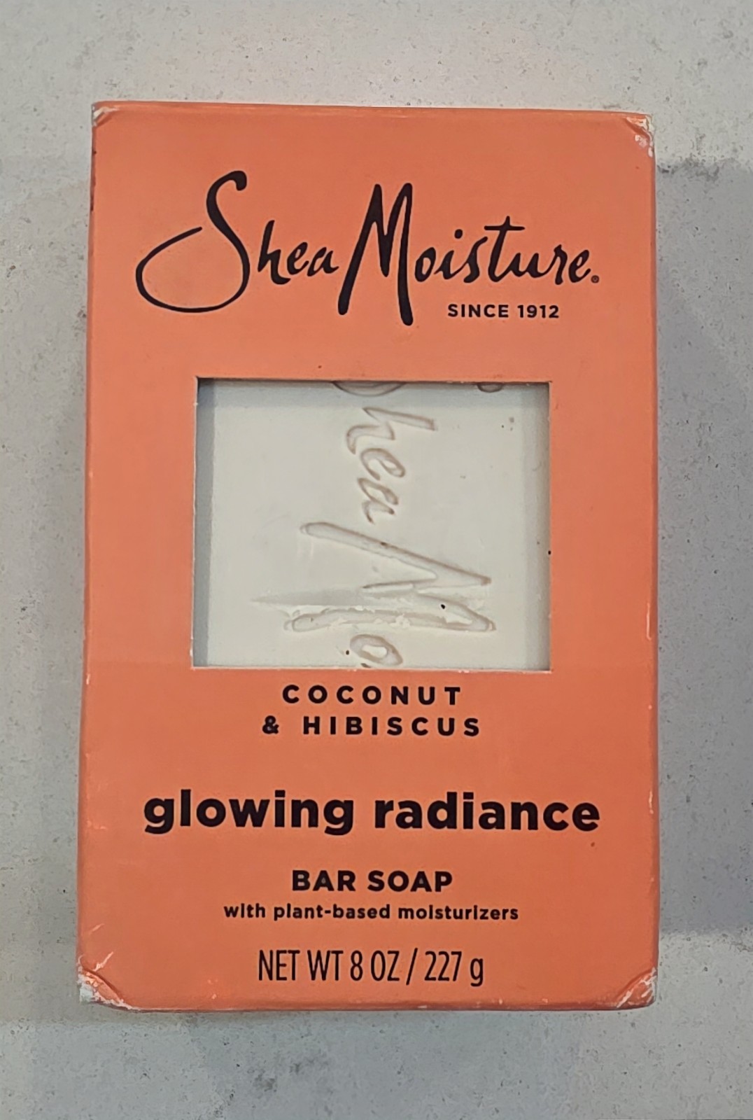 Shea Moisture Coconut & Hibiscus Shea Butter Soap Bar For Dull Skin 8oz