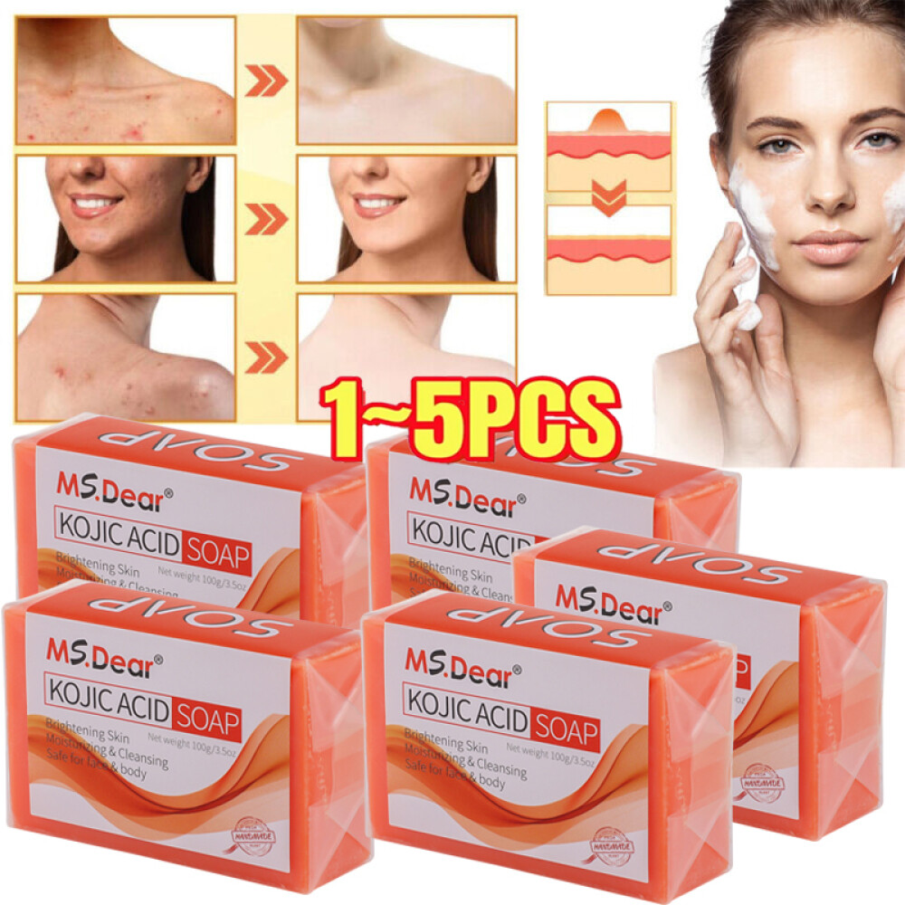 Kojic Acid Soap Dark Skin Whitening Bleaching Lightening Brightening Face & Body