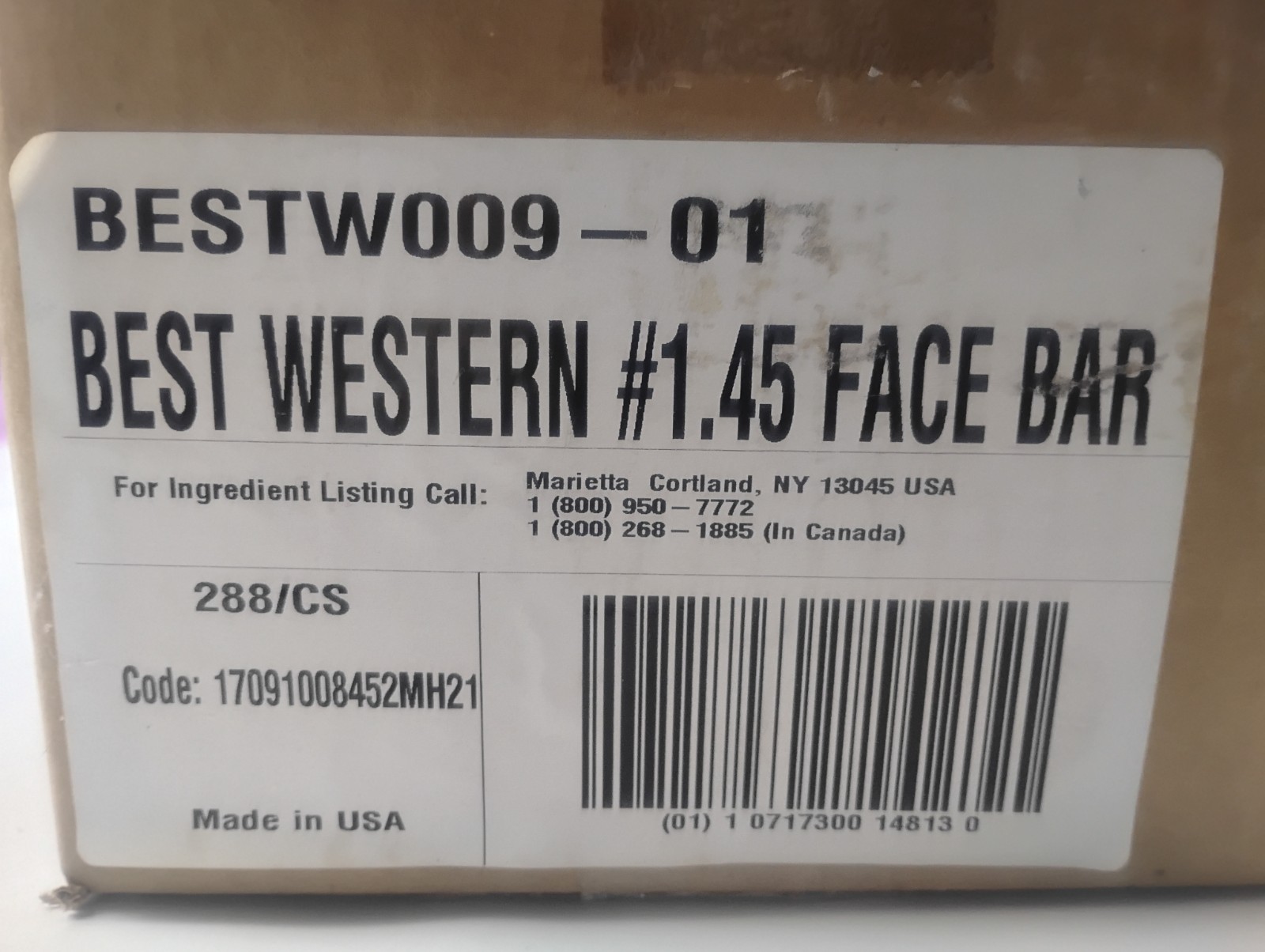 288 Aromae Botanicals Hotel size Face Soap Bars 1.2 oz each