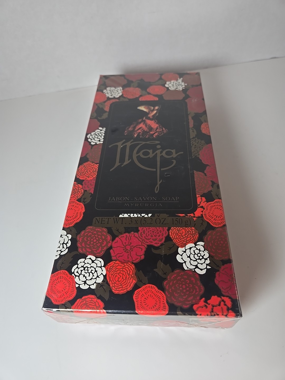 NEW SEALED BOX Collectible Jabon Savon soap Maja 3 bars 5.2oz Myrurgia NIB