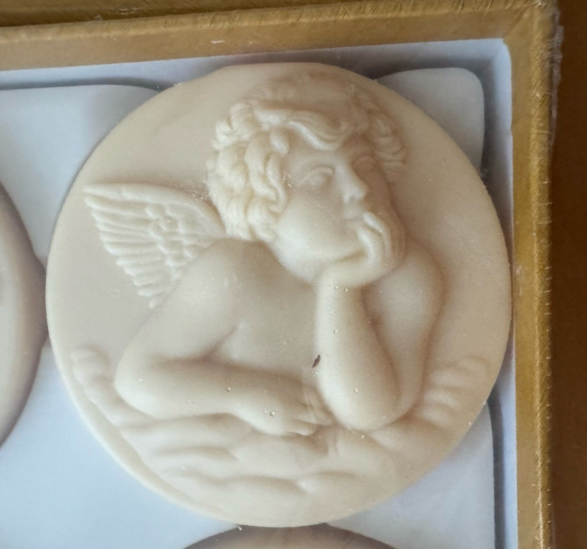 Saponificio Artigianale Fiorentino Angel Cherub Soaps Italy Handmade 8 Bars New
