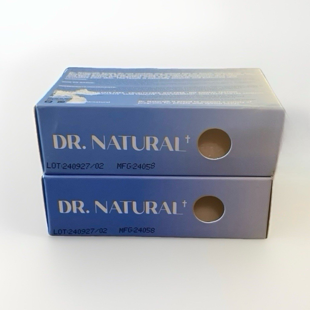 Dr. Natural Bar Artic Mint Peppermint Castile Soap Lot of 2 New 4 Oz. (113g)