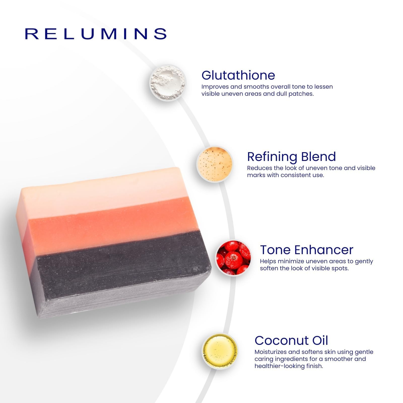 3 Bars Premium Maximum Whitening/Peeling Soap w/Glutathione,Arbutin,& Kojic Acid