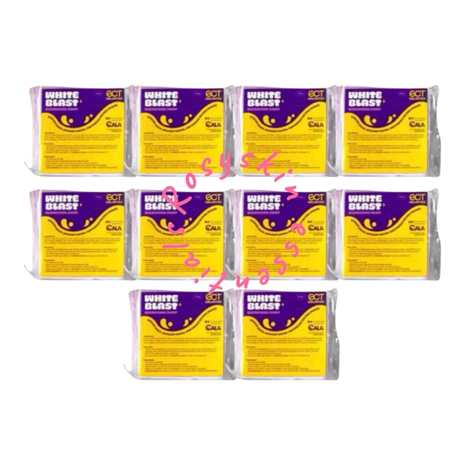 10 Bars SCT Unlimited White Blast Soap, 70g Each