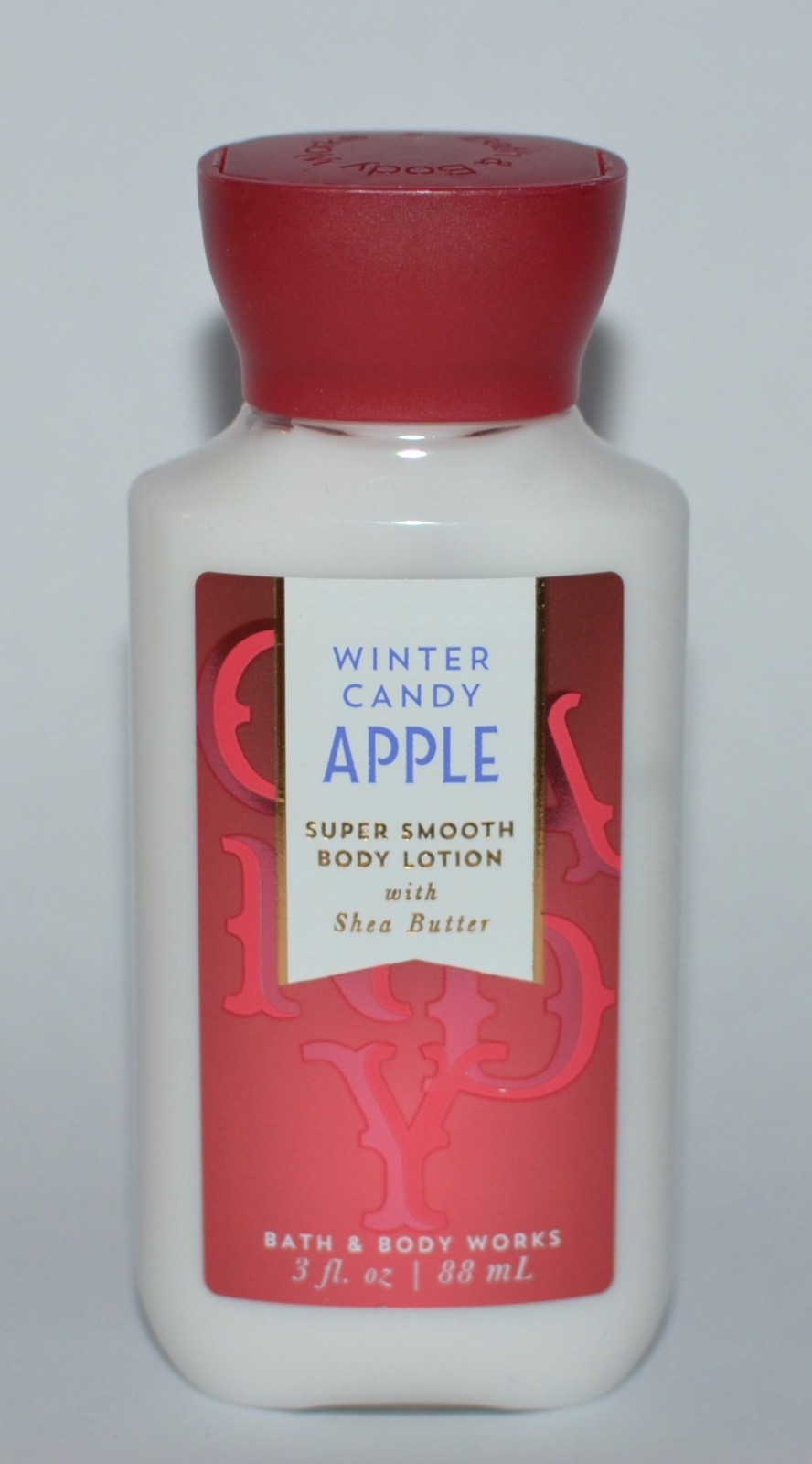 X3 BATH & BODY WORKS WINTER CANDY APPLE BODY LOTION HAND CREAM 3 OZ TRAVEL SIZE