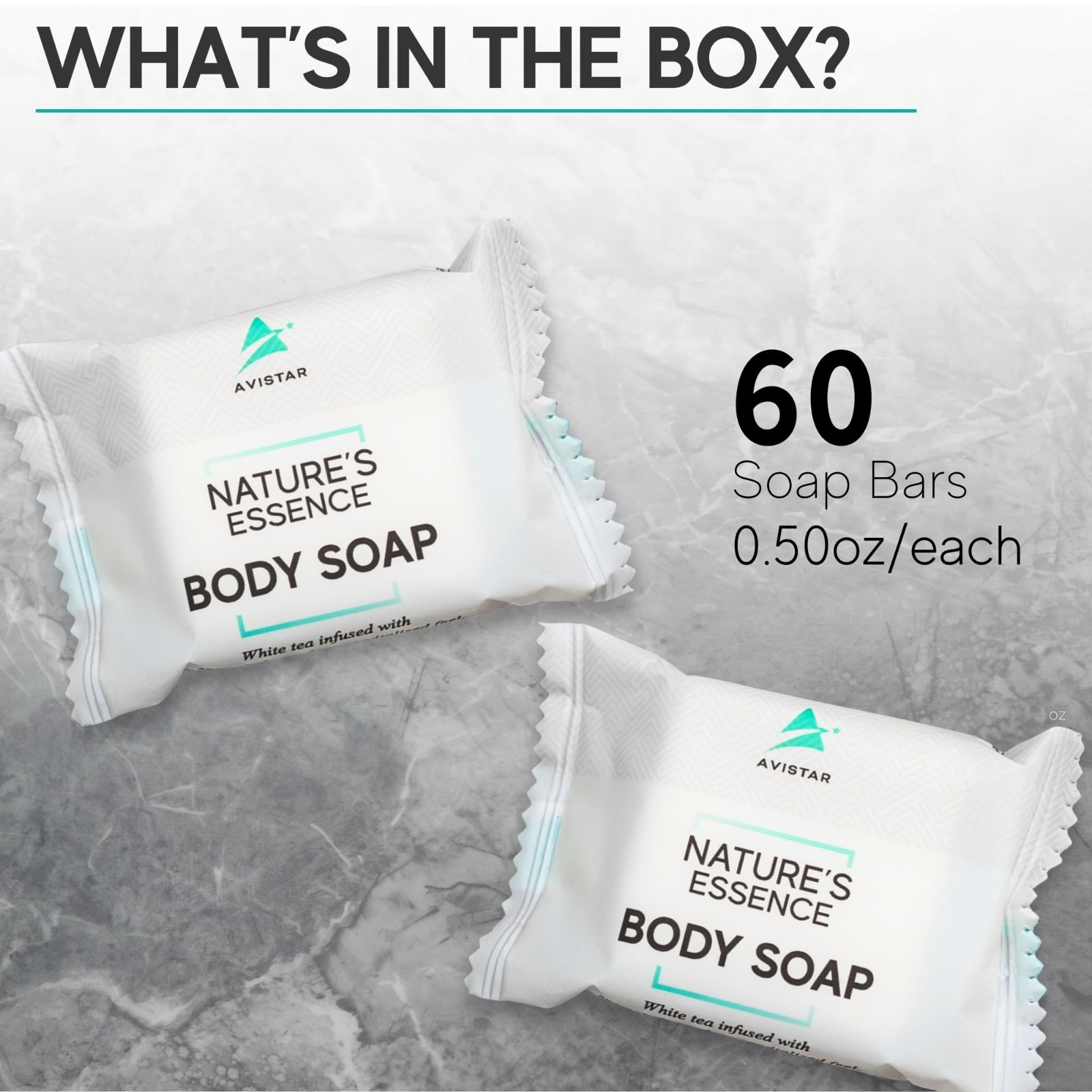 Bulk Mini Hotel Soap Bars – 60 Pack Individually Wrapped Travel Size Toiletries