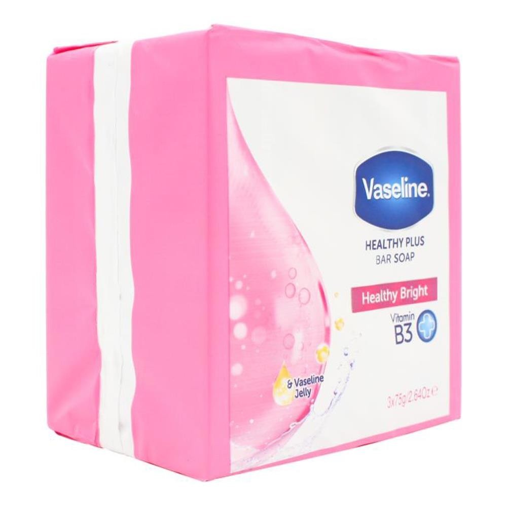 24 x VASELINE 75g HEALTHY PLUS BAR SOAP HEALTHY BRIGHT VITAMIN B BRAND NEW