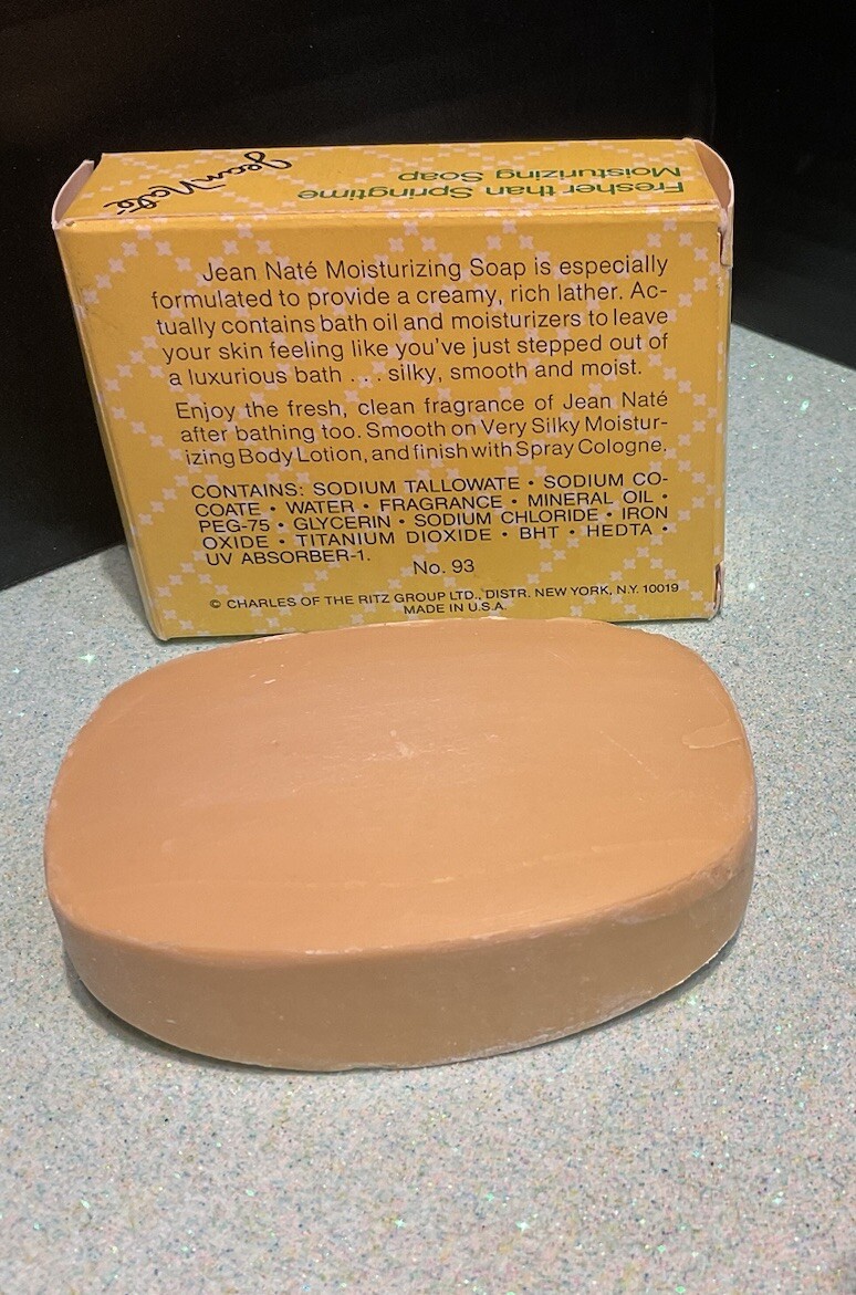 Vintage Jean Nate Moisturizing Soap Bar 3.25 oz